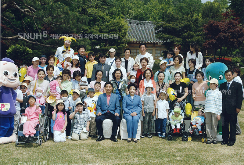 [2003년] 어린이병원학교 학생들의 청와대 방문