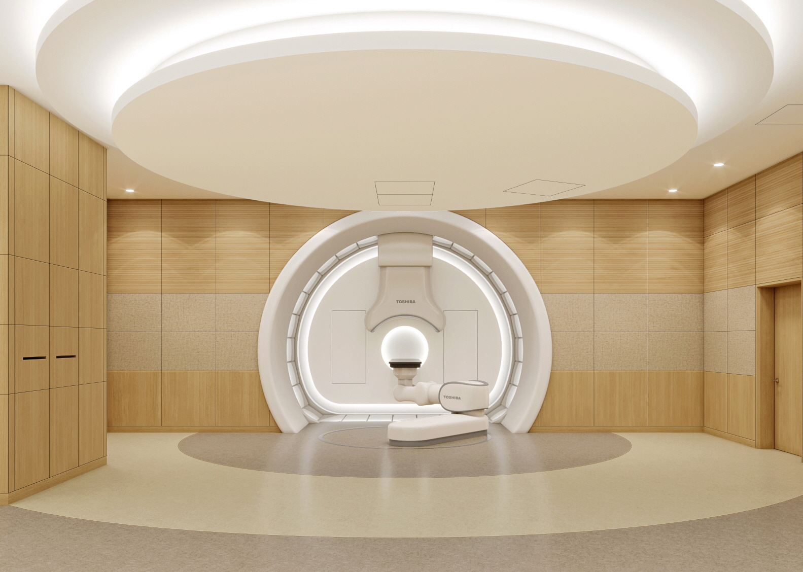 Gantry treatment room