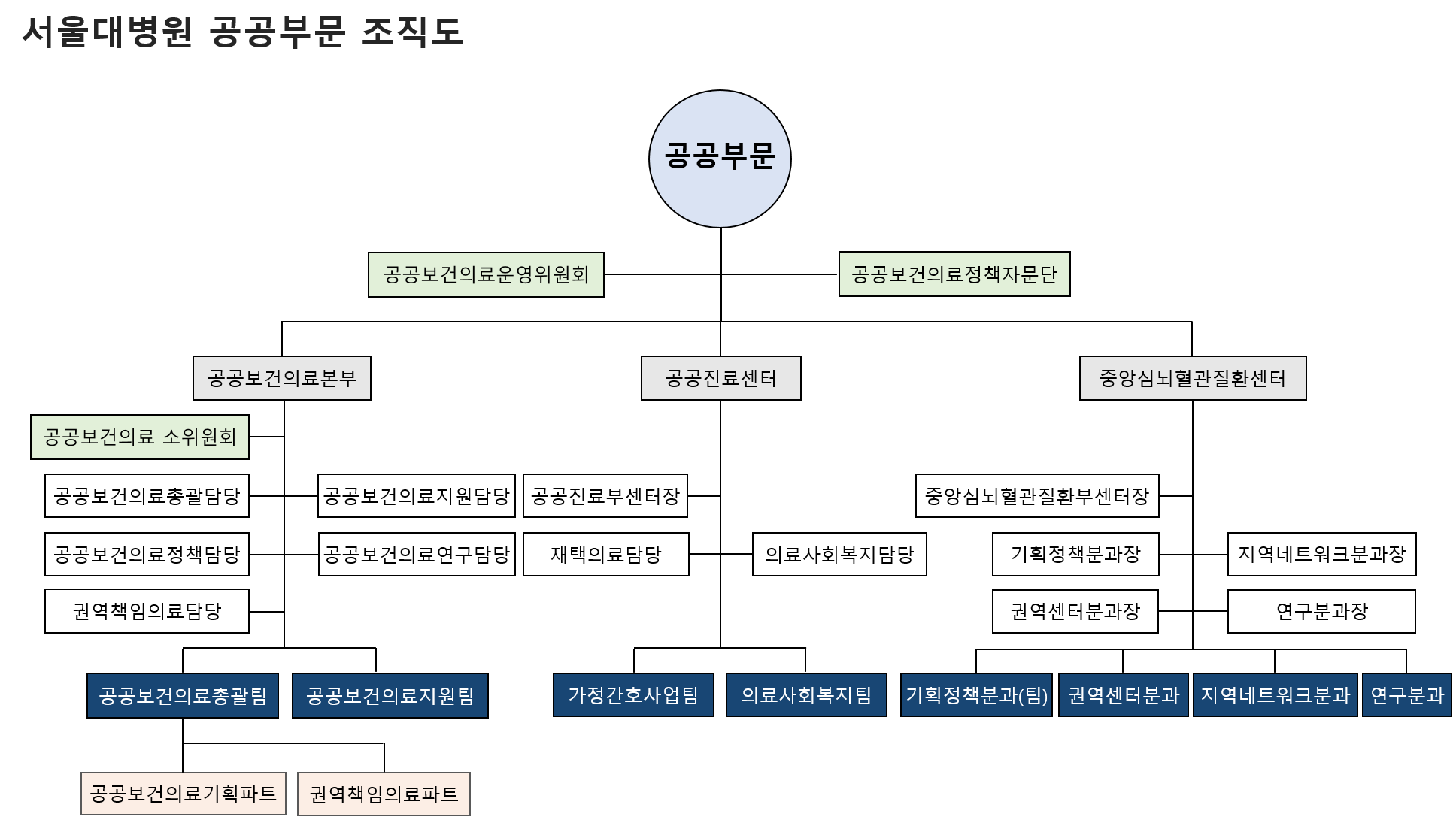 공공부문 조직도
